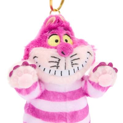Disney Store Japan Cheshire Cat Soft Toy Keyring, Alice in Wonderland - 16cm