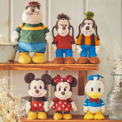 Disney Store Japan Mickey Mouse stanDs Soft Toy &ndash; 13cm
