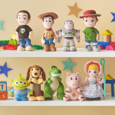 Disney Store Japan Slinky stanDs Soft Toy, Toy Story - 13.5cm