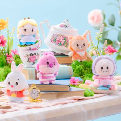 Disney Store Japan - Alice im Wunderland - Wei&szlig;es Kaninchen - Urupocha-Chan - Mini-Kuscheltier - 13 cm