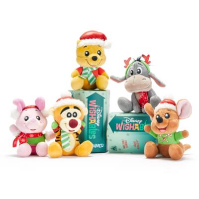 Disney Wishables Winnie the Pooh Holiday Mystery Small Soft Toy - 12cm