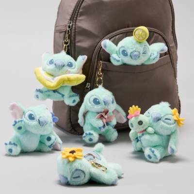Portachiavi con peluche a sorpresa Stitch Disney Store Shanghai, Lilo e Stitch, 10 cm