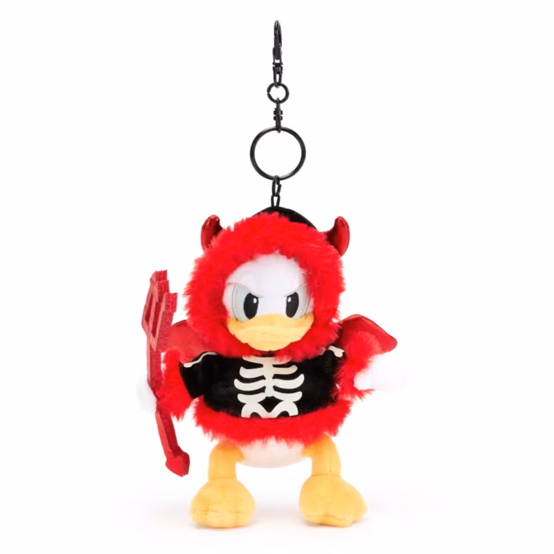 Disney Store Japan Donald Duck Halloween Soft Toy Keyring - 15cm
