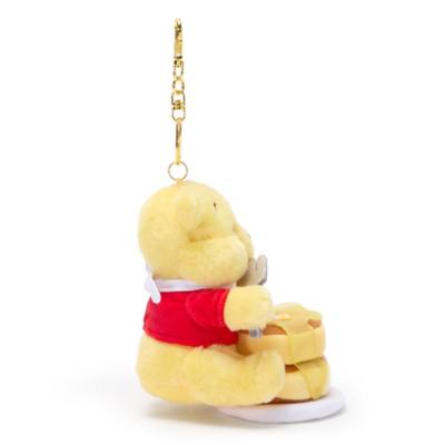 Ciondolo per borsa peluche Winnie the Pooh con pancake Disney Store Japan, 13,5 cm