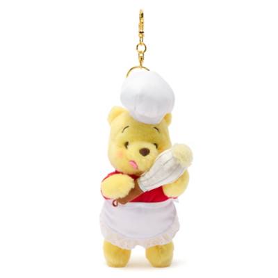 Peluche portachiavi Winnie the Pooh chef, 18 cm