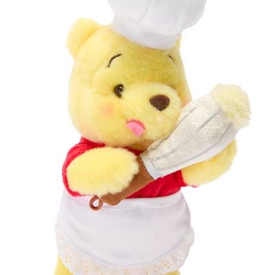 Peluche portachiavi Winnie the Pooh chef, 18 cm