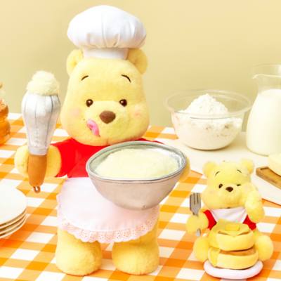Peluche portachiavi Winnie the Pooh chef, 18 cm