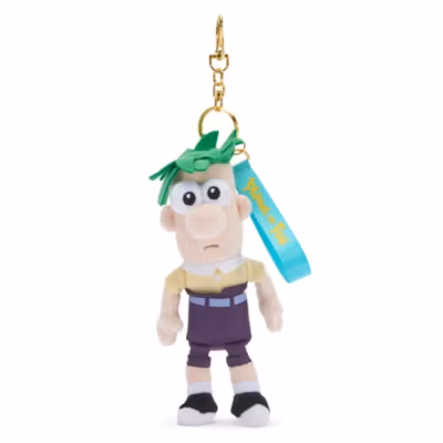 Disney Store Japon Breloque de sac en peluche Ferb Fletcher, Phin&eacute;as et Ferb, 18&nbsp;cm