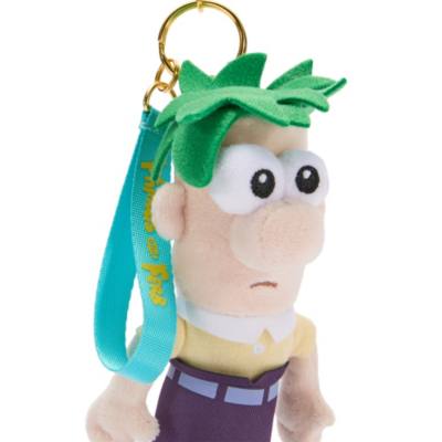 Disney Store Japon Breloque de sac en peluche Ferb Fletcher, Phin&eacute;as et Ferb, 18&nbsp;cm