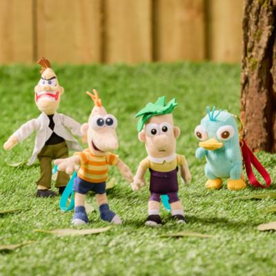Disney Store Japon Breloque de sac en peluche Ferb Fletcher, Phin&eacute;as et Ferb, 18&nbsp;cm