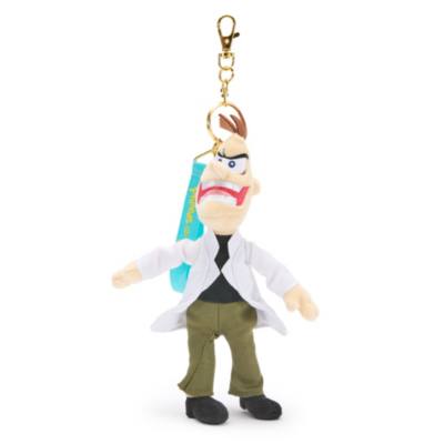 Disney Store Japon Breloque de sac en peluche Dr. Heinz Doofenshmirtz, Phin&eacute;as et Ferb, 20,5&nbsp;cm