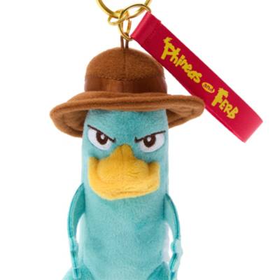 Disney Store Japon Breloque de sac en peluche Perry en ''Agent&nbsp;P'', Phin&eacute;as et Ferb, 18&nbsp;cm