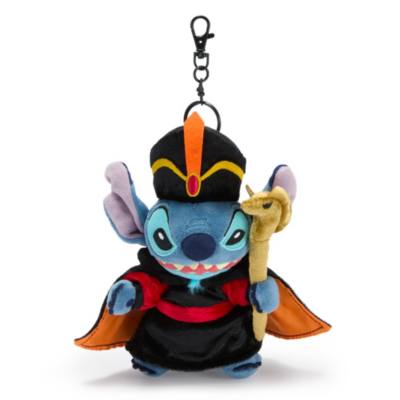 Disney Store Japan Stitch as Jafar Soft Toy Bag Charm, Disney Villains, Aladdin - 20cm