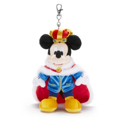 King Mickey Mouse Soft Toy Keyring - 21cm