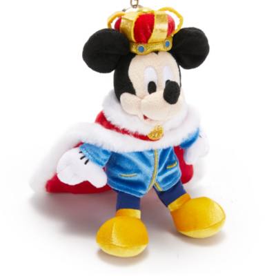 King Mickey Mouse Soft Toy Keyring - 21cm