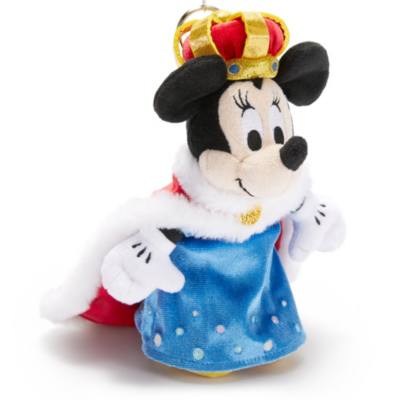 Queen Minnie Mouse Soft Toy Keyring - 21cm