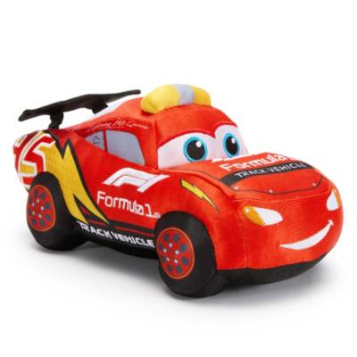 Disney and Pixar's Cars with Formula 1 Lightning McQueen Soft Toy - 28cm