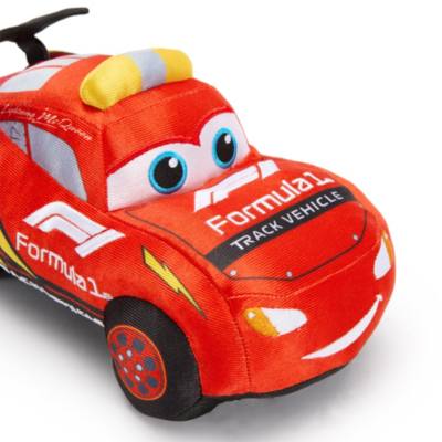 Disney and Pixar's Cars with Formula 1 Lightning McQueen Soft Toy - 28cm