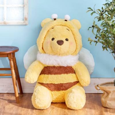 Disney Store Japon Grande Peluche Winnie l'Ourson en abeille