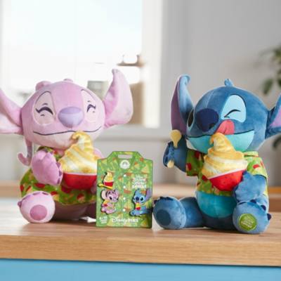 Collezione pin e peluche Stitch Attacks Snacks Dole Whip all'ananas