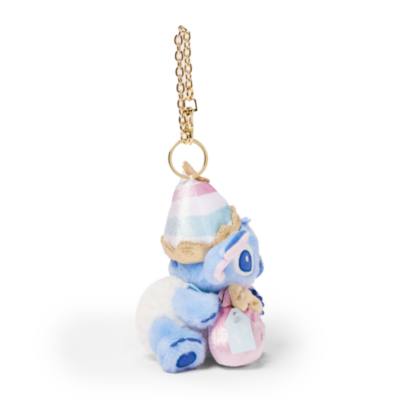 Stitch with Gift Pouch Small Soft Toy Keyring, Lilo & Stitch
