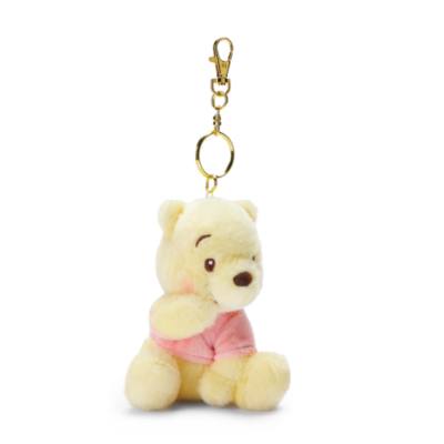 Disney Store Japan Winnie the Pooh Small Soft Toy Keyring - 11cm