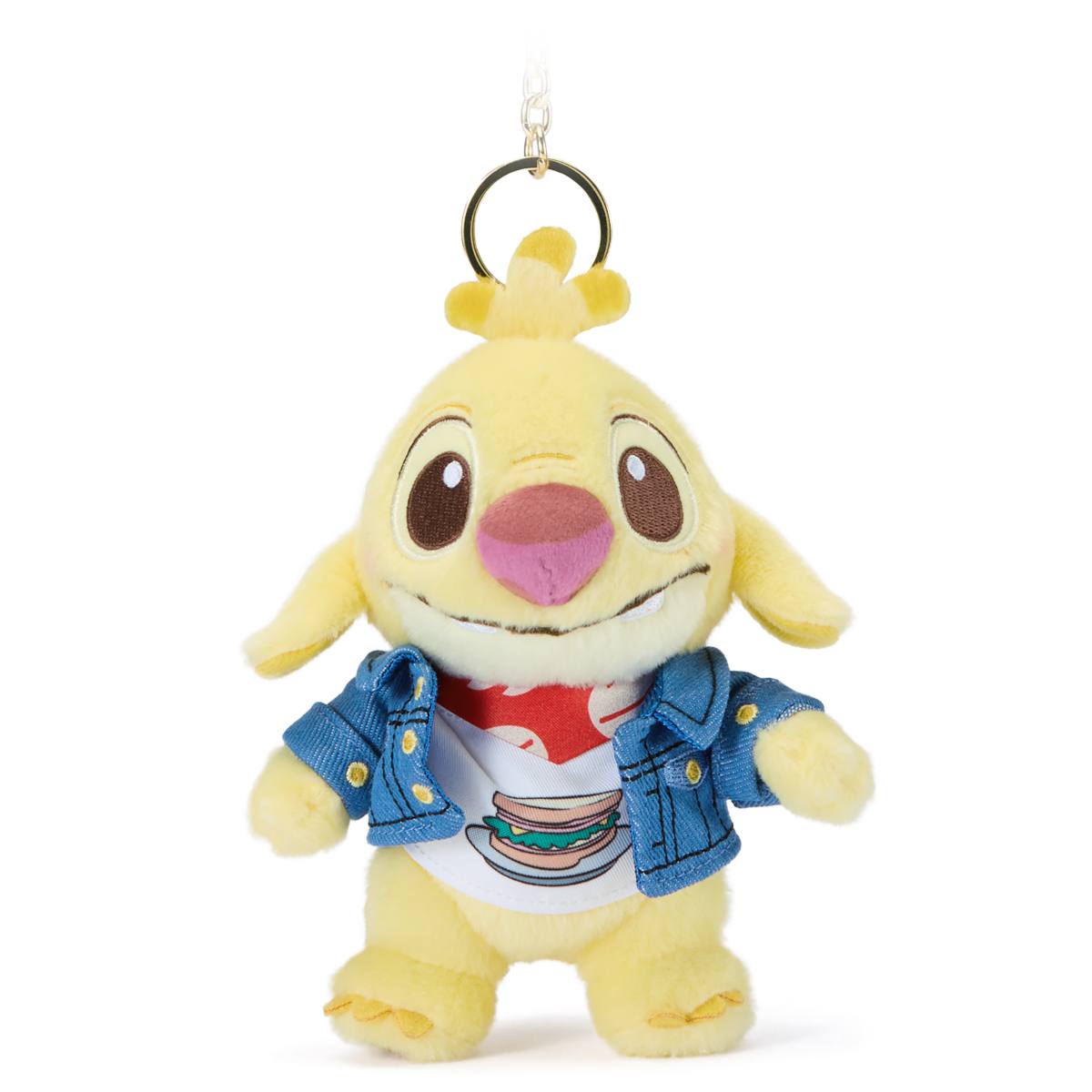 Reuben Denim Small Soft Toy Keyring, Lilo & Stitch - 18cm
