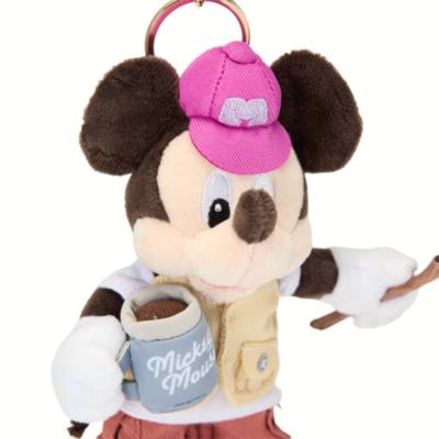 Mickey Mouse Camping Small Soft Toy Keyring - 20cm
