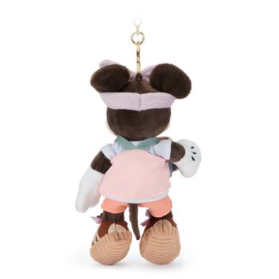 Minnie Mouse Camping Small Soft Toy Keyring - 17cm