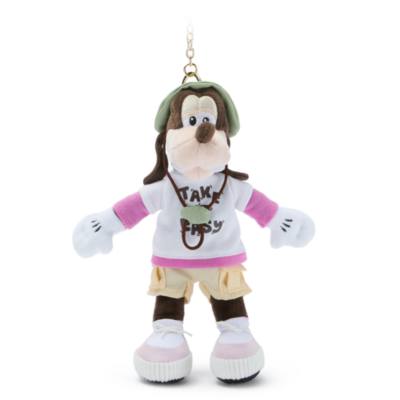 Goofy - Camping - Schlüsselanhänger mit kleinem Kuscheltier - 17 cm