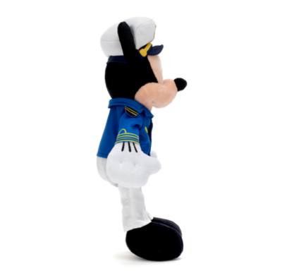 Disney Cruise Line Captain Mickey Mouse Small Soft Toy