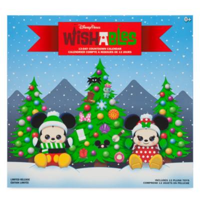 Disney Parks Wishables Soft Toy Limited Release Festive Countdown Calendar