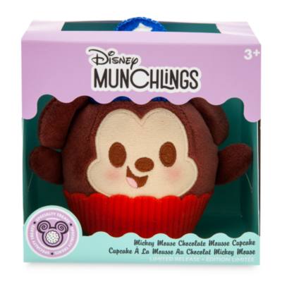 Sorcerer Mickey Mouse Chocolate Mousse Cupcake Disney Munchlings Speciality Treats Limited Release Micro Soft Toy