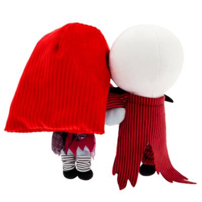 Jack Skellington and Sally Valentine's Day Small Soft Toy, Tim Burton's The Nightmare Before Christmas - 20.5cm