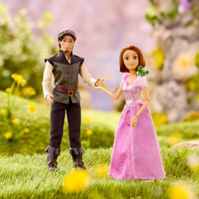 Set mu&ntilde;ecos cl&aacute;sicos Rapunzel y Flynn (29 y 30,5&nbsp;cm aprox.)