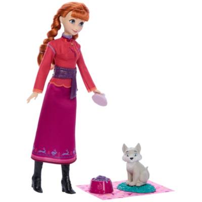 Mattel Anna and Wolf Cub Doll, Frozen