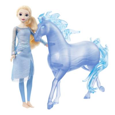 Mattel Ensemble poupée mode et figurine Elsa et Nokk, La Reine des Neiges 2