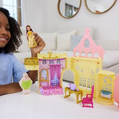 Mattel Disney Princess Storytime Stackers Belle's Castle Playset