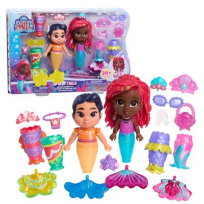 Just Play - Disney Junior Arielle - Pop Tails - Deluxe-Puppenset