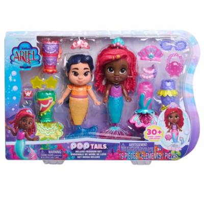 Just Play Disney Junior Ariel Pop Tails Deluxe Doll Set