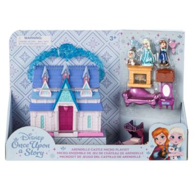 Coffret de mini figurines Ch&acirc;teau d'Arendelle d'Anna et Elsa Once Upon a Story, La Reine des Neiges