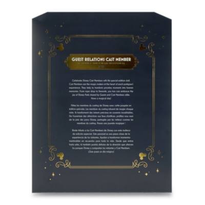 Bambola in edizione limitata guida turistica dello staff relazioni con gli ospiti, 28 cm, D23: The Ultimate Disney Fan Event