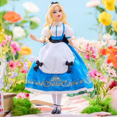 Poup&eacute;e 75e&nbsp;anniversaire d'Alice au Pays des Merveilles en &eacute;dition limit&eacute;e, 42&nbsp;cm