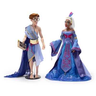 Set di bambole in Edizione Limitata di Milo Thatch e della Principessa Kida per il 25&ordm; anniversario di Atlantis - L'impero perduto, D23: The Ultimate Disney Fan Event, 29 cm