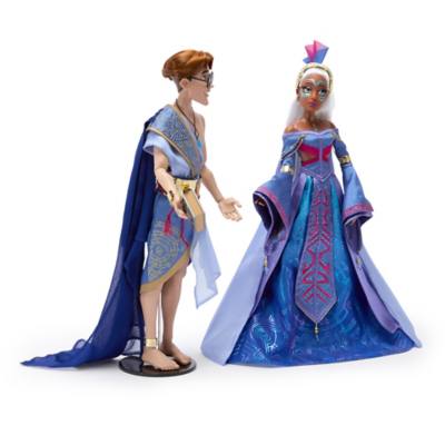 Set di bambole in Edizione Limitata di Milo Thatch e della Principessa Kida per il 25&ordm; anniversario di Atlantis - L'impero perduto, D23: The Ultimate Disney Fan Event, 29 cm