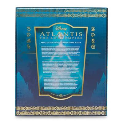 Set di bambole in Edizione Limitata di Milo Thatch e della Principessa Kida per il 25&ordm; anniversario di Atlantis - L'impero perduto, D23: The Ultimate Disney Fan Event, 29 cm