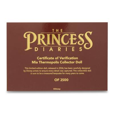 Bambola in edizione limitata Mia Thermopolis, 25&deg; anniversario di Pretty Princess, D23: The Ultimate Disney Fan Event, 45 cm
