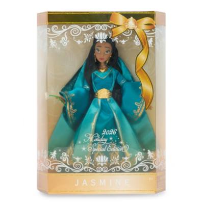 Bambola Principessa Jasmine Edizione Speciale Natale, Aladdin, 26 cm
