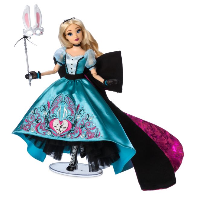 Alice Disney Designer Collection Midnight Masquerade Series Fashionably Late Limited Edition Doll, Alice in Wonderland Alice Disney Designer Collection Midnight Masquerade Series Fashionably Late Limited Edition Doll, Alice in Wonderland