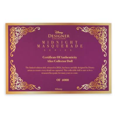 Alice im Wunderland - Alice - Disney Designer Collection - Midnight Masquerade Serie - Fashionably Late - Puppe in limitierter Edition